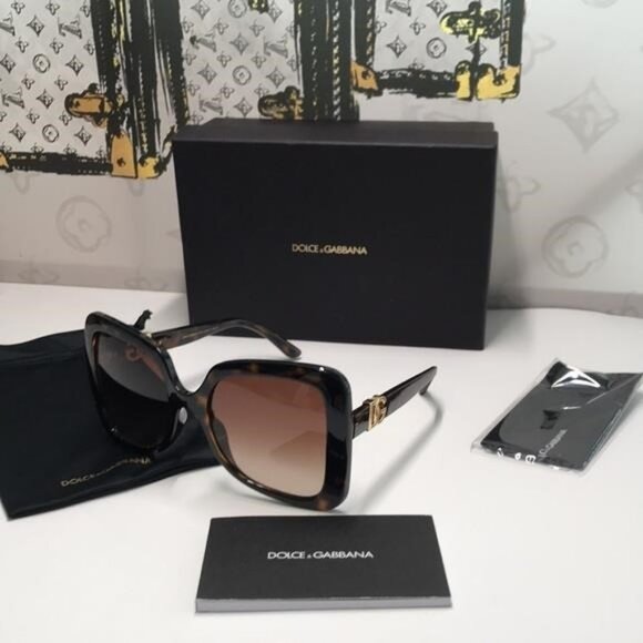 Dolce & Gabbana Women's Tortoise Sunglasses DG1693-U - Picture 4 of 13